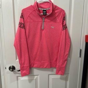 PINK 1/2 zip pullover